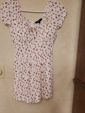 Little Cherry Print Skort with Dream Fabric & Dream Zipper